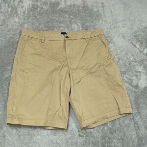Gap Mens Beige Cotton Casual Chino Shorts Size 36 a0040